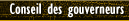 Conseil des gouverneurs