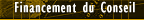 Financement du Conseil